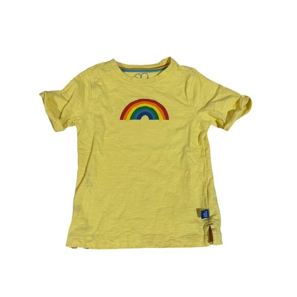 Little Bird Rainbow T-Shirt Yellow Size 2-3 Year - Picture 1 of 6